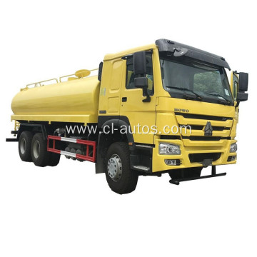 HOWO 15000Liters 15T Water Sprinkler Tank Truck